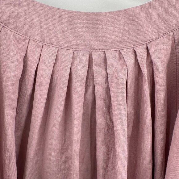 Pomander Place Tuckernuck Women's Lilac Finley Flutter Sleeve Dress Linen sz XS - Picture 6 of 9